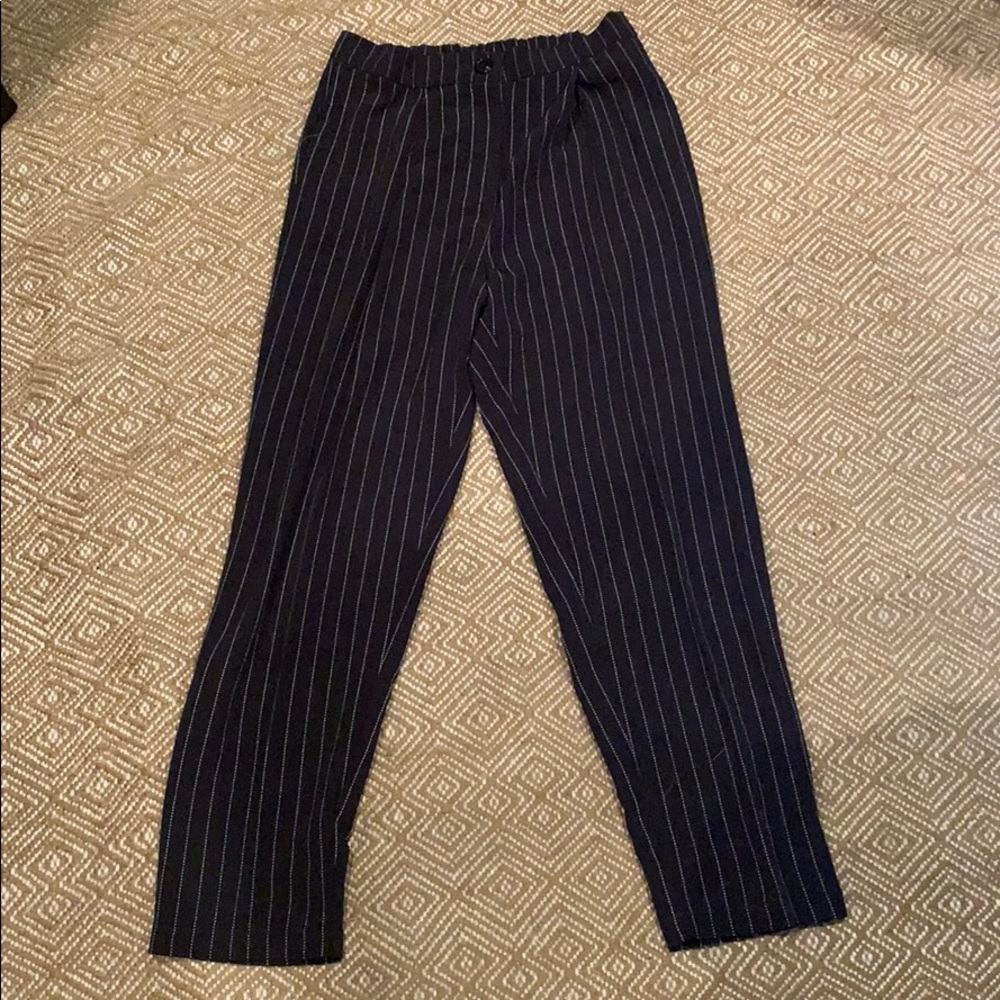 Black, dotted, pants